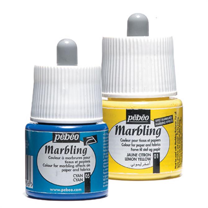 Pebeo Marbelling Ink for Paper and Fabric